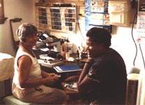 Utila Community Clinic, interior
view