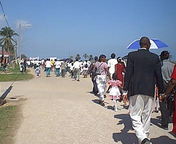 Lots 'o Methodists on parade