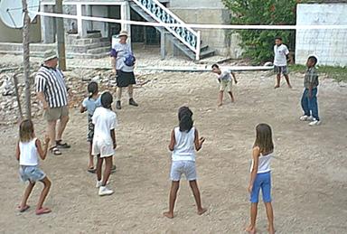 Volleyball... great fun