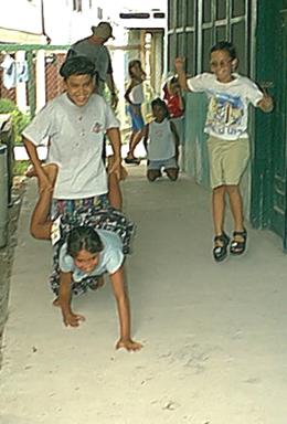 Wheelbarrow races