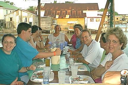 Supper at the Island Cafe