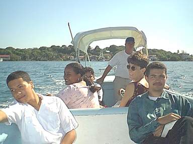 The team rides out to the keys for Sunday service