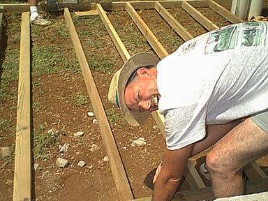 John works the wall