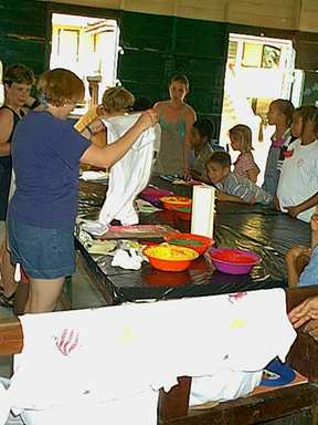 VBS t-shirt making