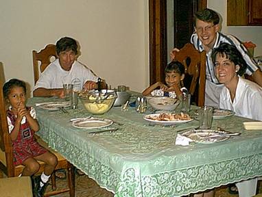 A feast shared with our friends, the Kordovskys